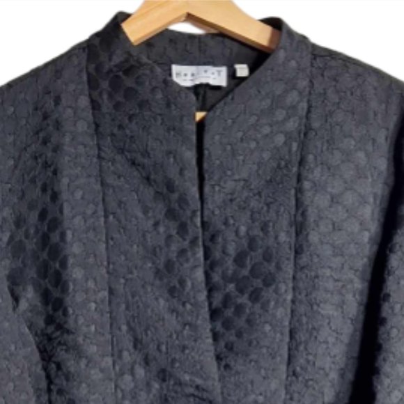 Habitat Viscose Blend Black Blazer Jacket Size Large - Picture 2 of 9